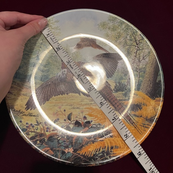 “Pheasants In Flight” Limited Edition Numbered Plate - Picture 3 of 3